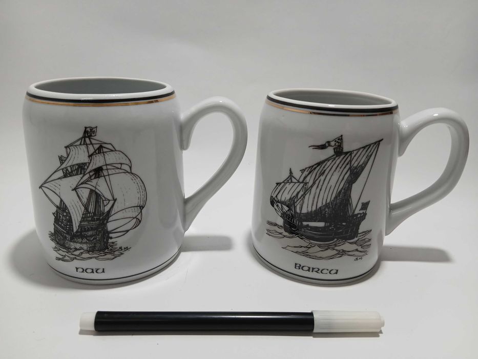 Canecas - Museu de Marinha - Portugal - Barcos: Nau | Barca