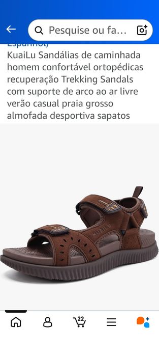 Vendo sandálias para homem de muito boa qualidade