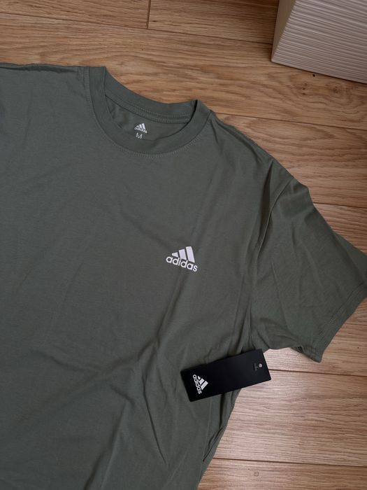 Nowa męska koszulka jasnozielona zielona Adidas M 38