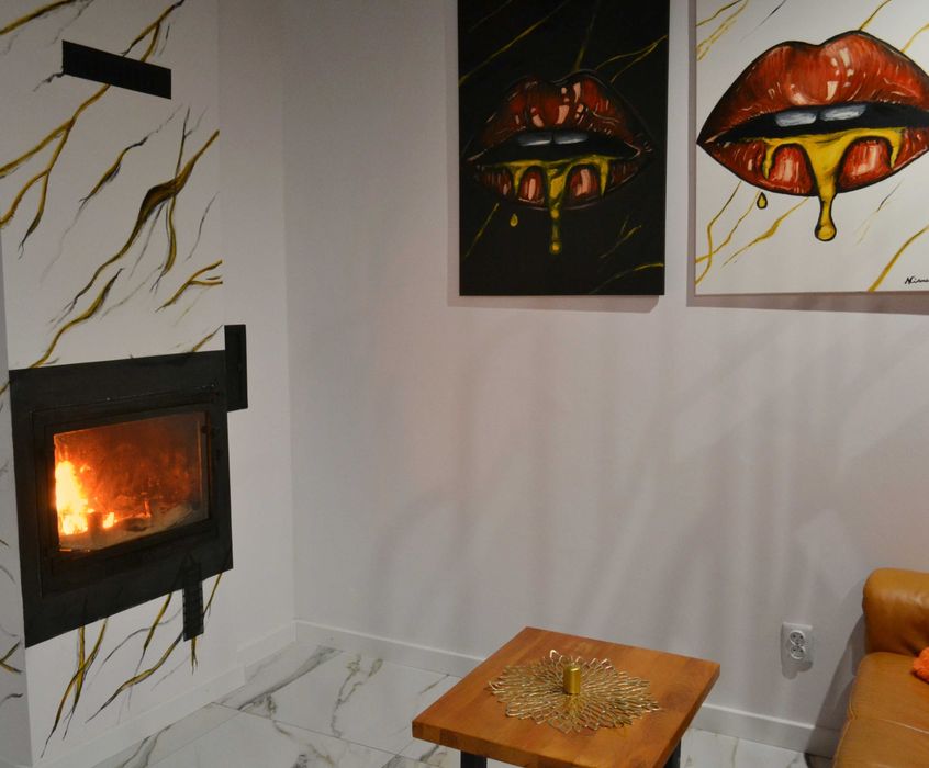 Domek Domki Sauna Ognisty Kocioł SPA  Beczka Alpaki Konie