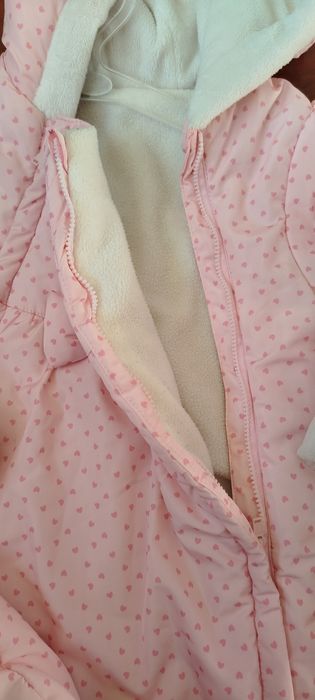 Комбінезон весняний демісезонний для дівчинки 12-18, 80-86 см