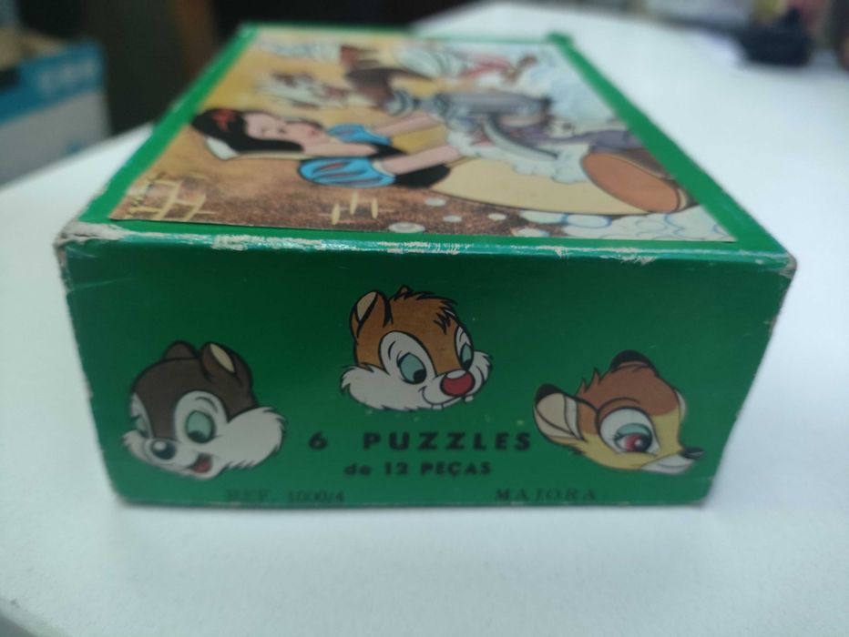 2 Puzzle quebra-cabeças antigos Majora Disney ref.1000/3 e 1000/4