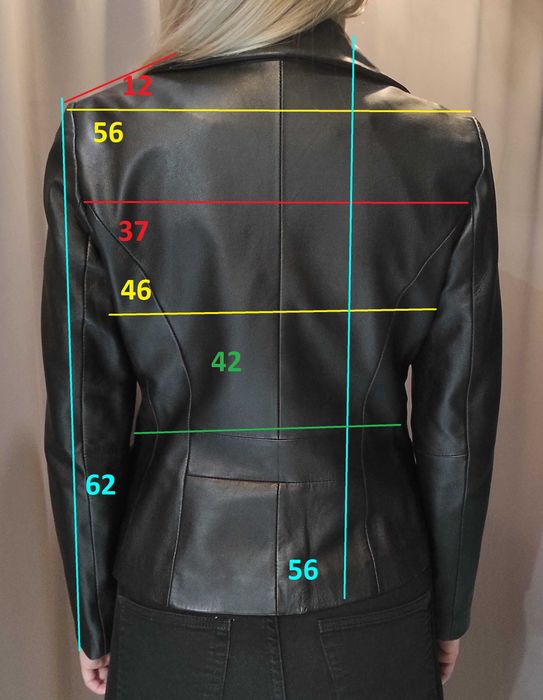 George Collection куртка блейзер жакет жіночий шкіра 38 весна