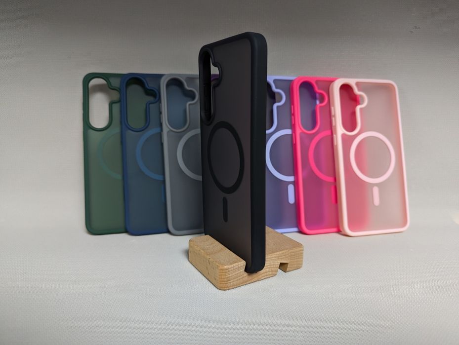 Samsung S25 FE Противоударный чехол BQ MagSafe все модели