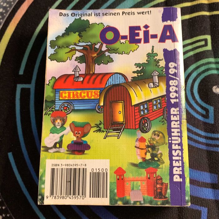 Каталог Кіндер Kinder O-Ei-A 1998-99 та інші