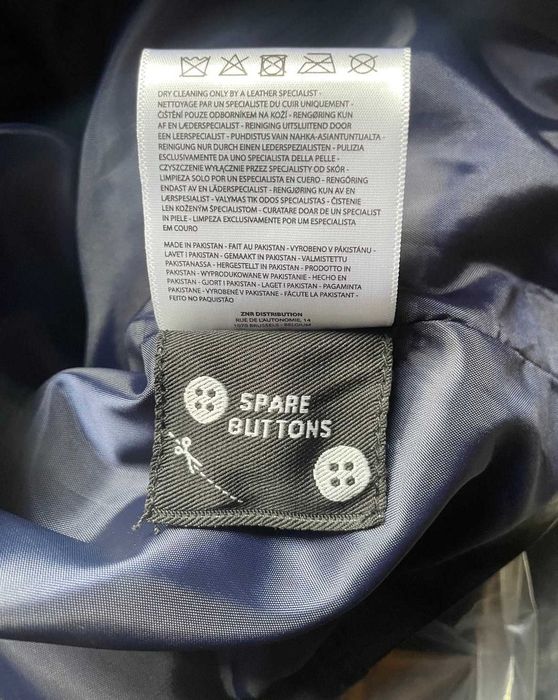 Lee Cooper kurtka męska 100% skóra owcza r. L model BRANDO kolor Navy