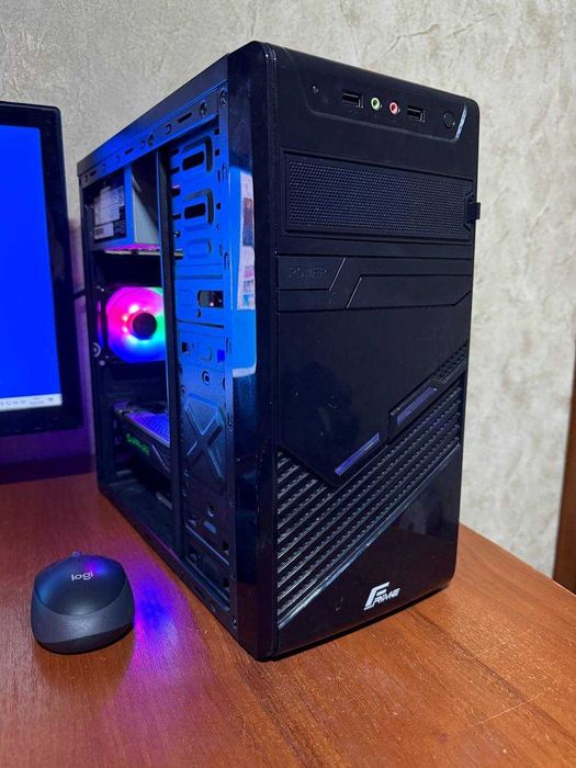 Игровой ПК RX 8GB Компьютер Intel i5 4 ядра Стационарный блок SSD 256