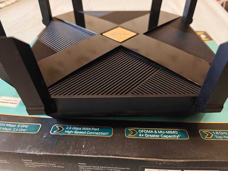 TP Link Archer AX6000 WAN 2,5Гбт Lan 8x1Гбт роутер