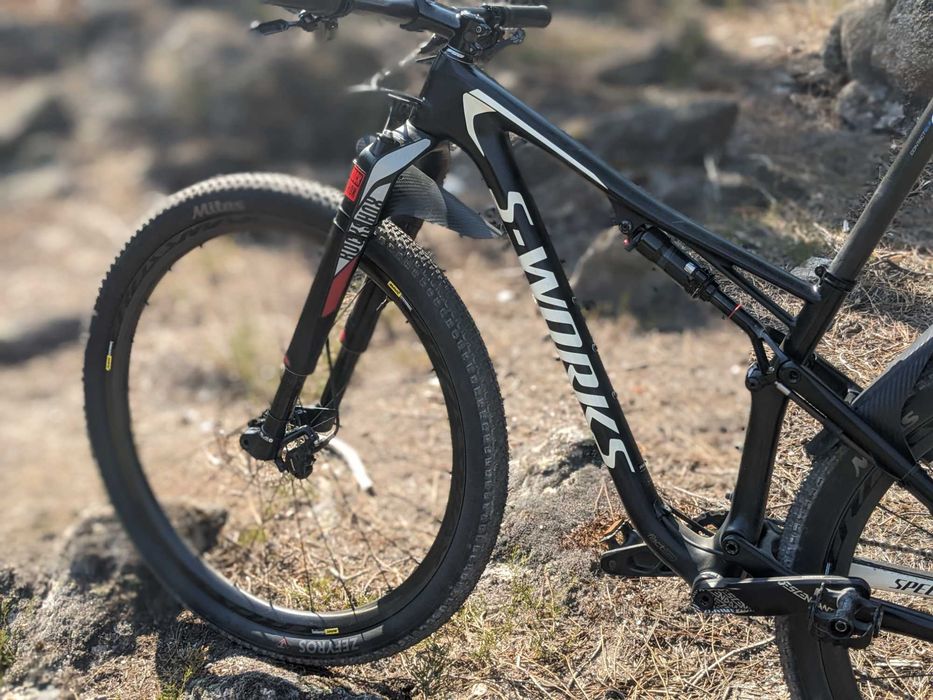 9,6 Kg Specialized Epic S-Works Rodas Carbono Mavic Elite Brain
