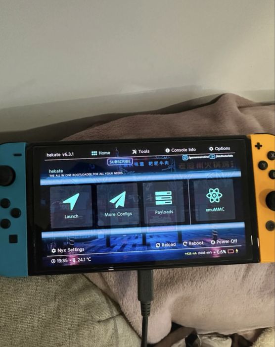 Nintendo switch oled desbloqueado