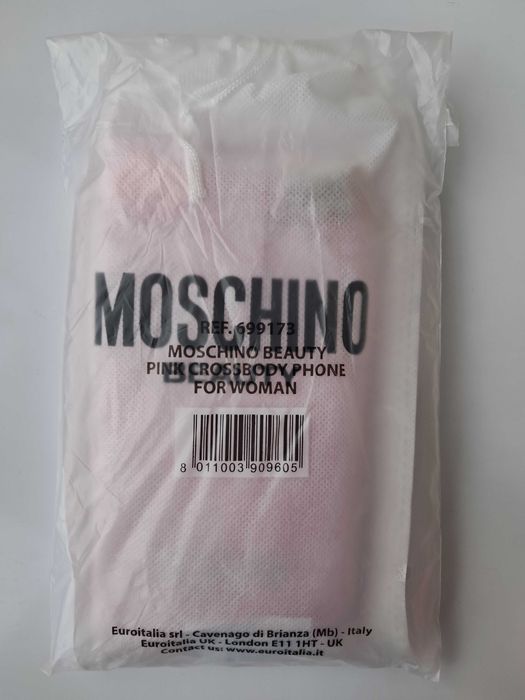 Etui na telefon Moschino Beauty różowe nowe