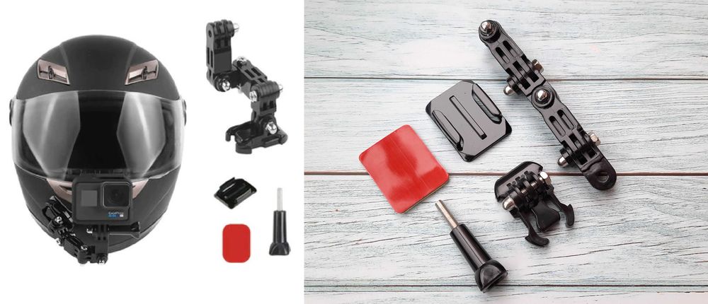 Крепление на шлем / кріплення на шолом для экшн камер GoPro Sony Xiaom