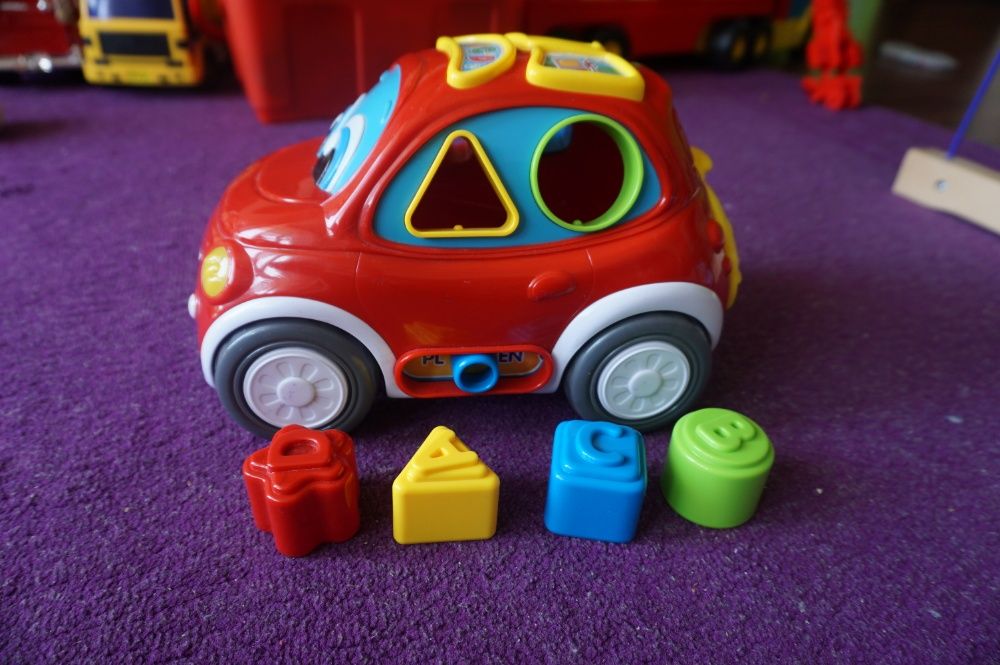 interaktywne auto sorter clementoni edukacyjne
