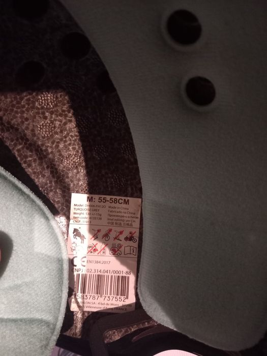 Toque de Equitação criança tamanho M 55-58cm