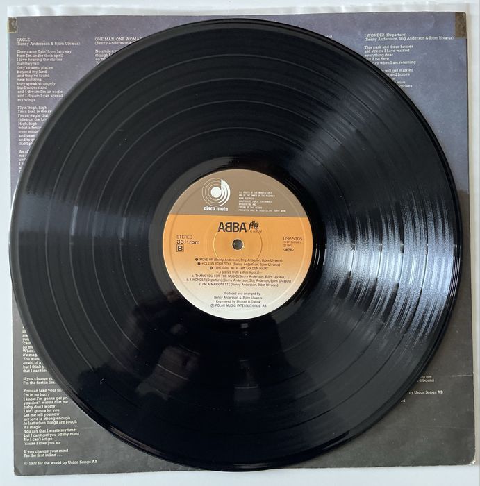 ABBA - The Album JAPAN LP 1977 Polar GATEFOLD