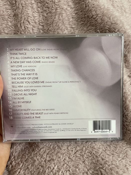 Płyta Celine Dion My Love