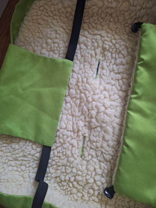 Śpiworek do wózka ocieplany barankiem spacerówka zimowy