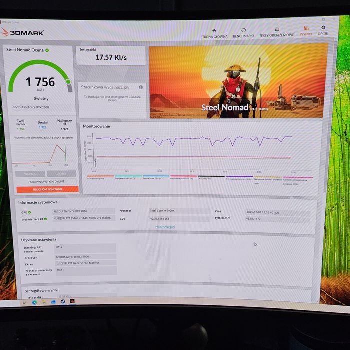 Komputer gamingowy i9-9900K RTX-2060, 32GB RAM, 2TBHDD 1TBSSD