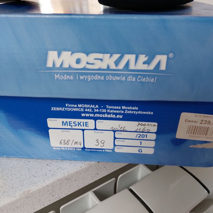 Buty skóra Moskała roz. 39