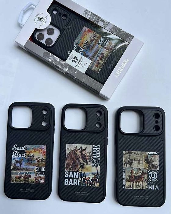 Чехол Поло айфон 17 про макс чохол Polo iPhone Pro Max карбон оригінал