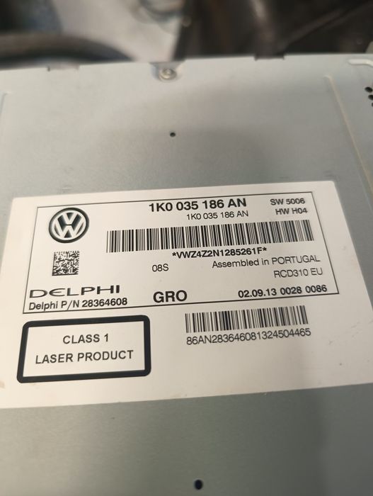 Radio VW Scirocco