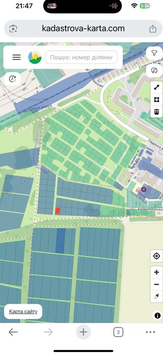 Земля в с.Салганы  9.39соток под застройку дома