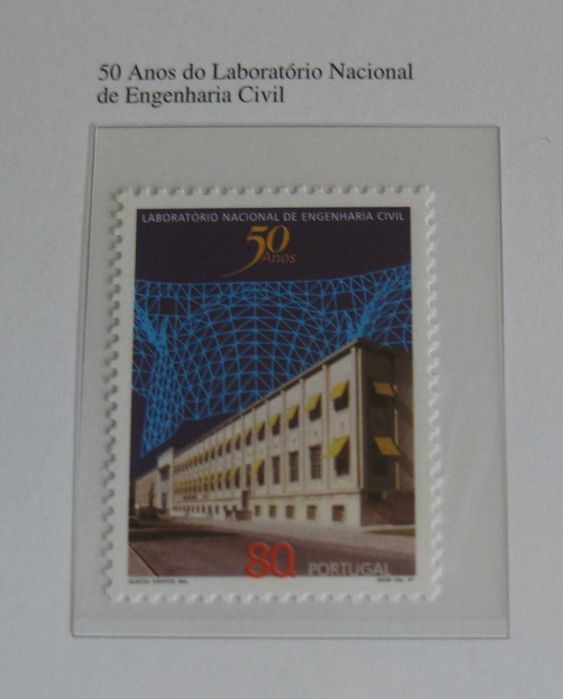 50 Anos Laboratório Nacional de Engenharia Civil 1997 – Selo nº 2437