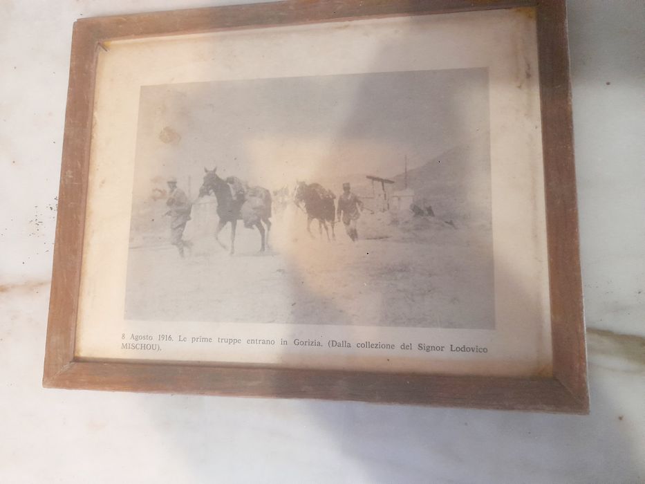 Fotografia em Quadro Antiga Primeira Guerra Mundial