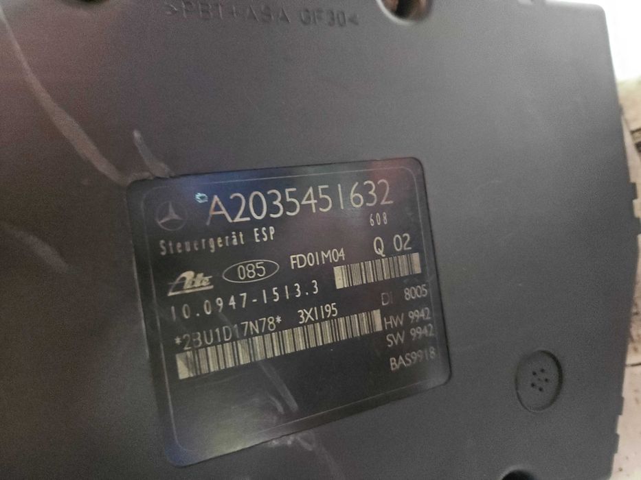 Mercedes w203 pompa sterownik hamulcowa ABS ESP