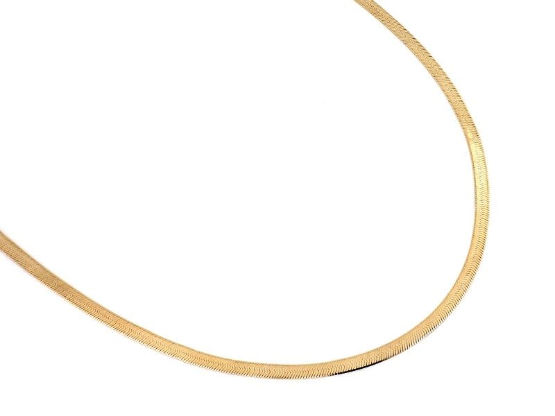 Złoty łańcuszek błyszcząca taśma 2,2mm PR 585