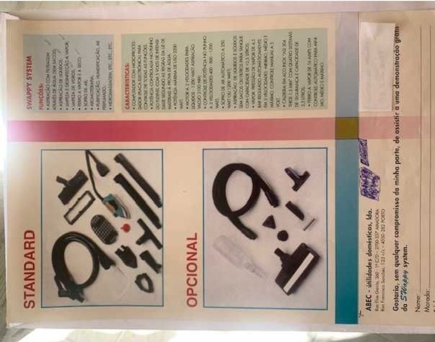 Máquina de limpeza profissional Swappy