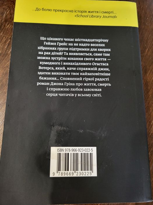 Провина зірок, паперовий будинок Джон Грін