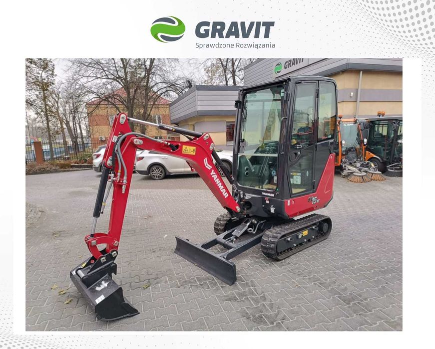 Minikoparka Yanmar SV15 (1,5 tony) od Autoryzowanego Dealera - GRAVIT