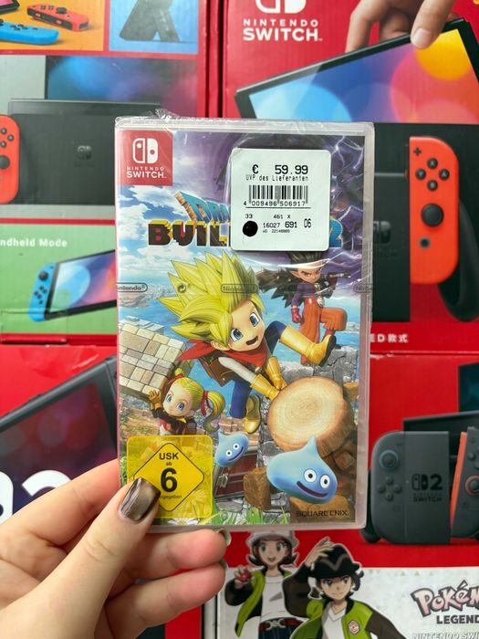 Гра Dragon Quest Builders 2 на nintendo,картридж з грою на нінтендо