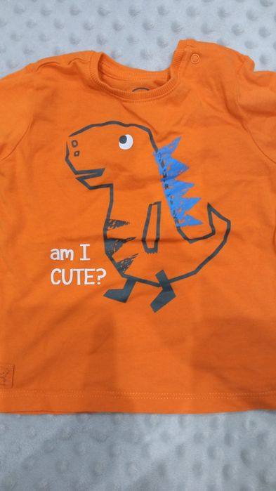 Koszulka z dinozaurem rozmiar 74