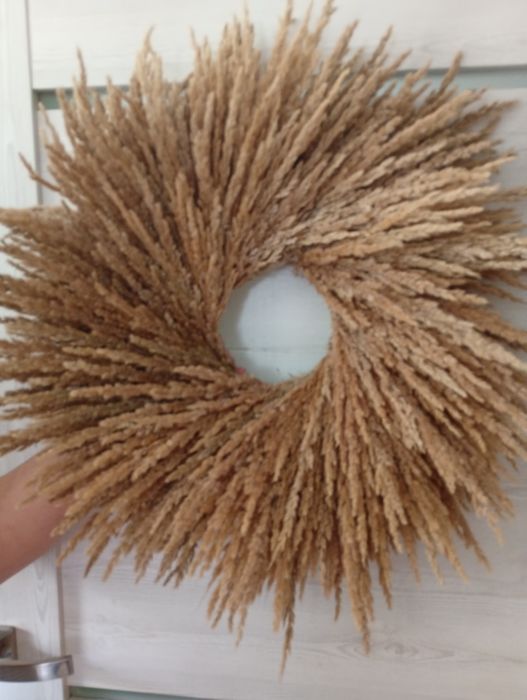 Naturalna dekoracja boho wianek