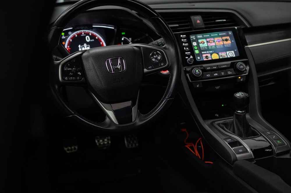 Honda Civic Sport +,182km, Faktura VAT Polski salon,Serwis ASO, Historia serwisowa