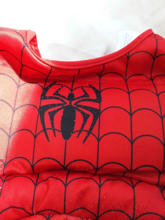 Костюм, спайдермен, 3, 4, павук, червоний, синій, комбінезон