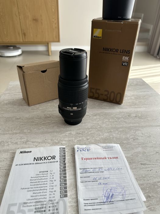 55 300 - купити об'єктив Nikon - Ціна на OLX.ua