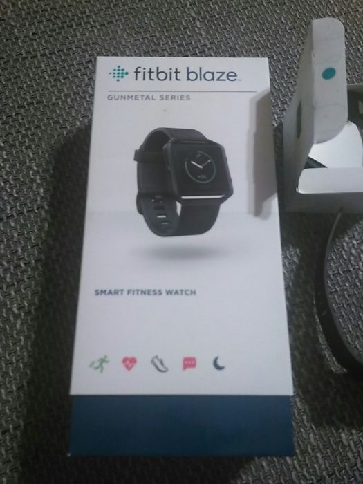 Zegarek sportowy Fitbit Blaze seria Gunmetal r. S tętno krokomierz sen