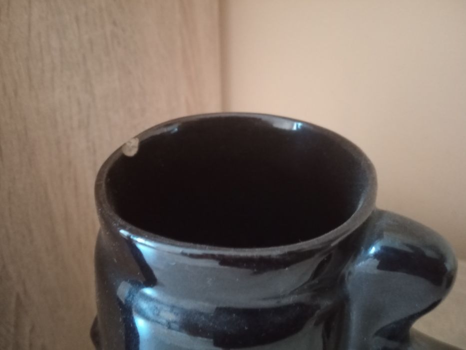 Stary kufel ceramiczny