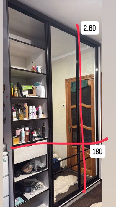 Продам шафу купе в гарному стані