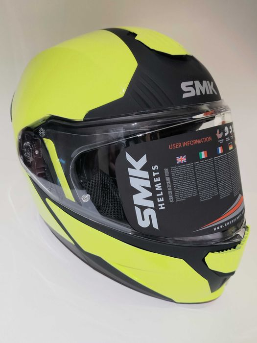 Capacete SMK modular dupla homologação P/J mota scooter novo
