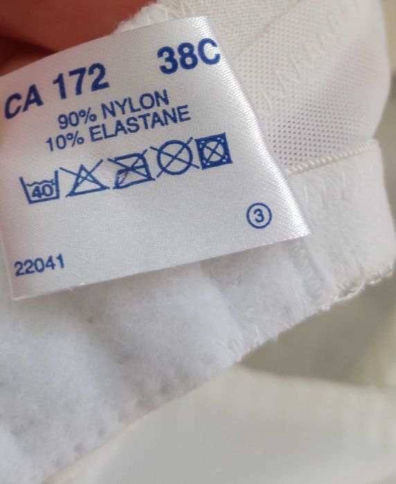 Biustonosz koronkowy biały