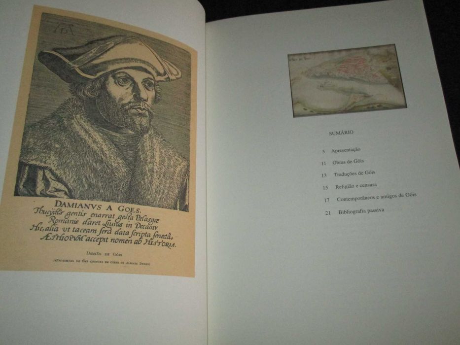 Livro Damião de Góis e o Humanismo Europeu Exposição Bibliográfica