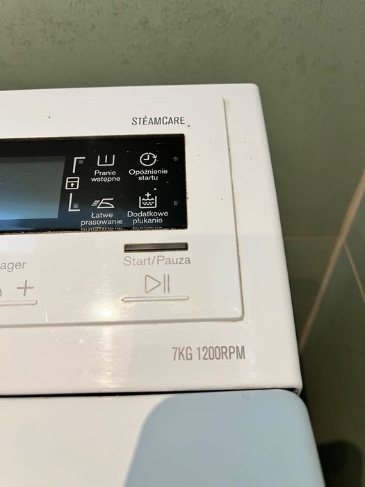 Pralka Electrolux 7 kg | 1200 obr. | SteamCare | Sprawna