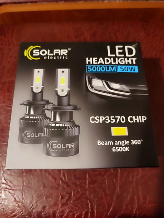 Лед лампи для авто. Цоколь h1.