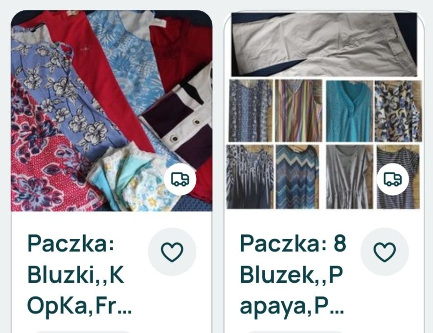 Paka:(17szt) 2 x PACZKA bluzki,,KOpKA,FREYA...SIMPLY BE+ bluzka ElleBi/46,48