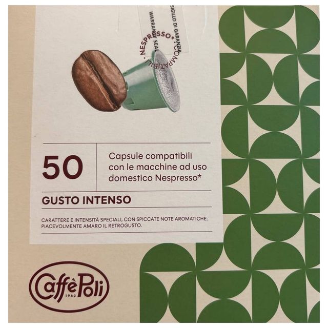 Кава в капсулах Nespresso Caffe Poli Intenso 50шт
