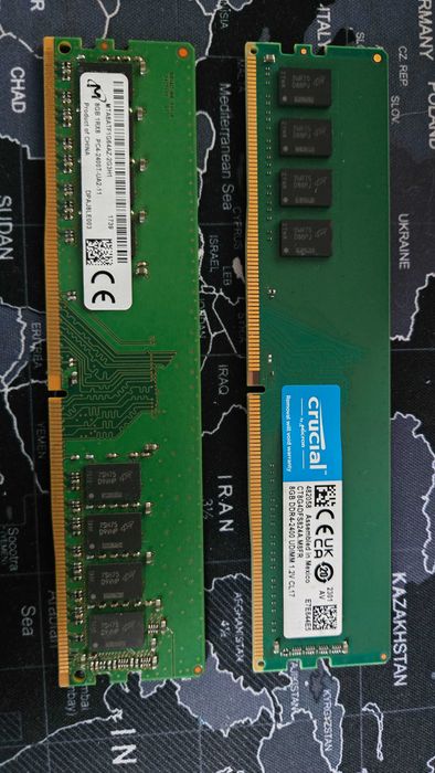 Memórias Desktop DDR4 2400Mhz DIMM de 8Gb (Várias Marcas)